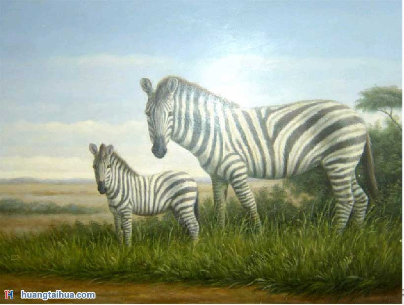 草原上的母斑马和小斑马草原上的母斑马和小斑马作品图片