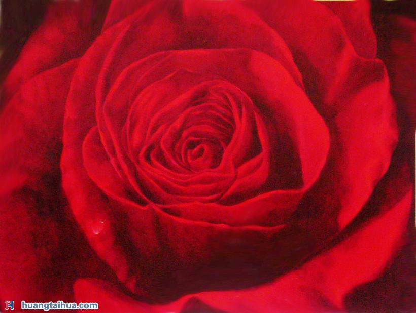 卧室挂画精品卧室作品图片红玫瑰
